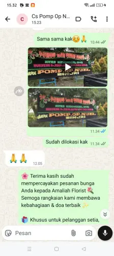 Testimonial Papan Bunga rancatungku