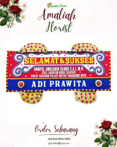 Karangan Bunga Ucapan Selamat rancatungku