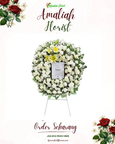 Krans Bunga Duka Cita rancatungku